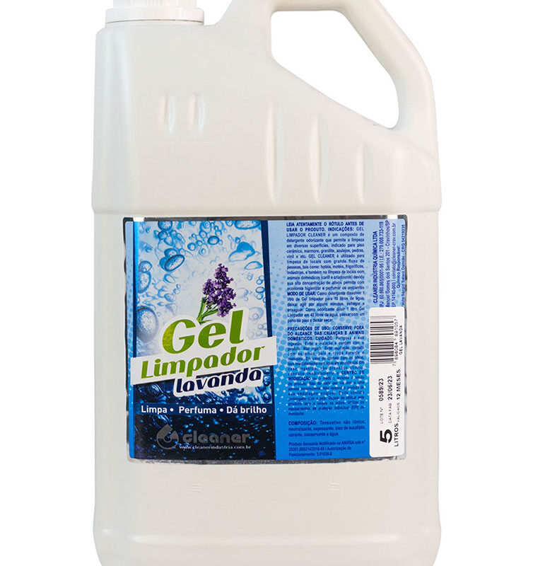 Gel Limpador Lavanda 5 L Cleaner Indústria