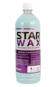 Star Wax 1L - Cera Líquida Automotiva Cleaner Indústria
